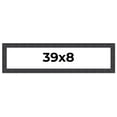 thumbnail image 1 of 39x8 Frame Brown Rustic Solid Wood Picture Frame 1.5 Inches Wide | Interior Frame Depth 0.5 Inches, 1 of 8