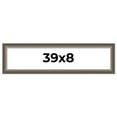 thumbnail image 1 of 39x8 Frame Brown Solid Wood Picture Frame | 1.75 Inch Moulding Width | Austin Frame Complete with, 1 of 8