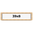 thumbnail image 1 of 39x8 Shadow Box Bronze Cross-Brushed Display Frame | 1.625 Inches Deep Solid Wood | UV Resistant, 1 of 8