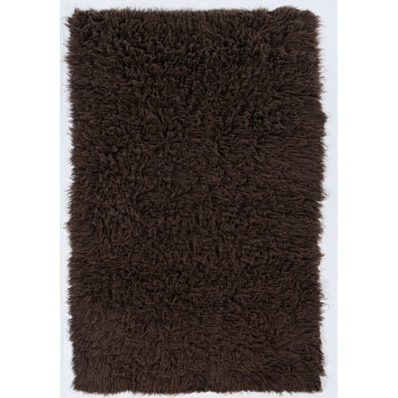 3A Flokati Rug 2000Gr Cocoa 9x12 Hand Woven Zealand Wool Authentic