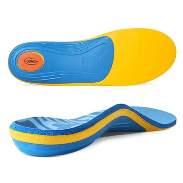 3ANGNI Arch Support Orthotic Insoles for Plantar Fasciitis, 220+lbs Heavy Duty High Arch Flat Feet Orthopedic Inserts, Over-Pronation Foot Pain Insoles for Work Boot Standing All-Day Men Women