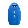 thumbnail image 1 of 3B Silicone Case Protector Entry Fob Cover for Infiniti QX50 EX37 FX50 Smart Key (blue), 1 of 4
