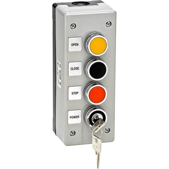 3BXLT Nema 4 Exterior Three Button With Lockout Surface Mount Control Station