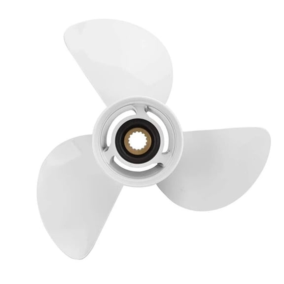 3Blade Outboards Propeller Suitable for 50HP 60HP 70HP Engines 6E5-45941-00EL, Aluminum Constructions, 15 Tooth Splines