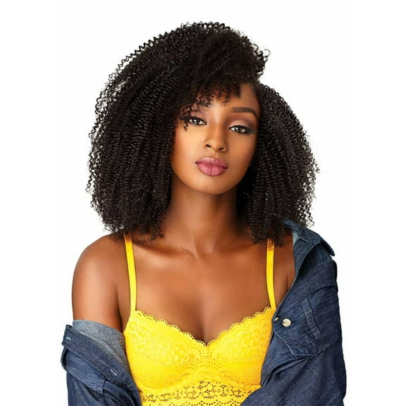 3C Clique 100% Human Hair Clip In By SENSATIONNEL HC3C / Natural Black / 14INCH Beauty Supply