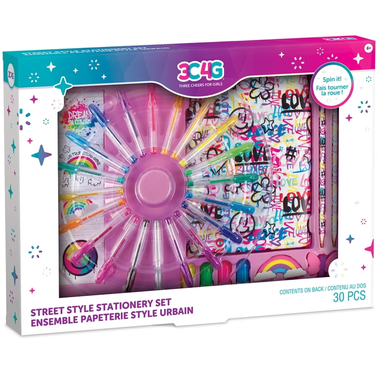 3C4G: Street Style 30 Piece Stationery Set - Includes 20 Mini Gel