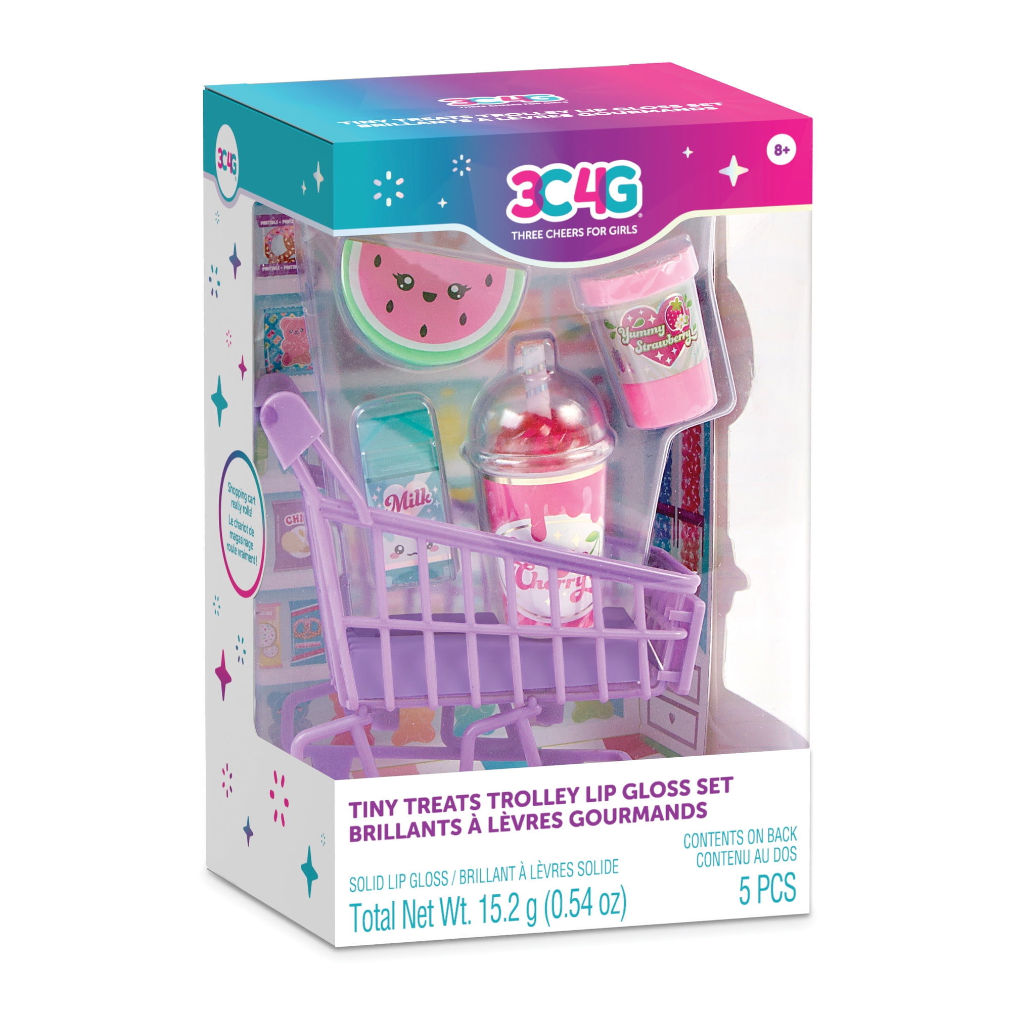 3C4G: Tiny Treats Trolley Lip Gloss Set, 4 Pieces - Walmart.com