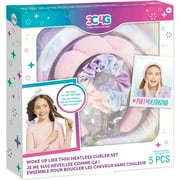 3C4G Woke Up Like This! Heatless Curler Accessory Set - 5pc - No Heat-No Hair Damage, Puffy Headband, Three Cheers For Girls, Kids Ages 6+
