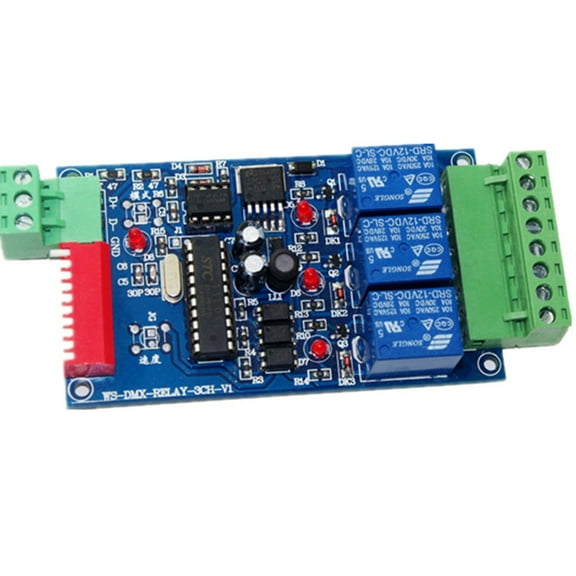 3CH 512 RELAY OUTPUT , LED Dmx512 Controller Board, LED DMX512 Decoder,Relay Switch Controller