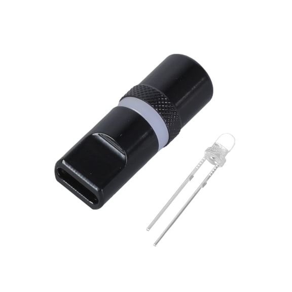 3CM Aluminum Alloy Type C Housing Shell with RGB LED Light for DIY and Repair USB C Data Cable & Charging Cord