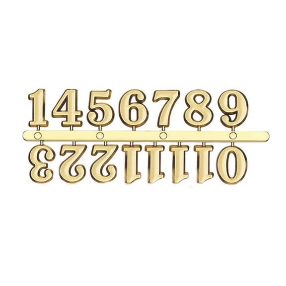 3CM Clock Number High Accuracy Arabic Number Roman Numerals 12/24 Hour Format for Clock Projects