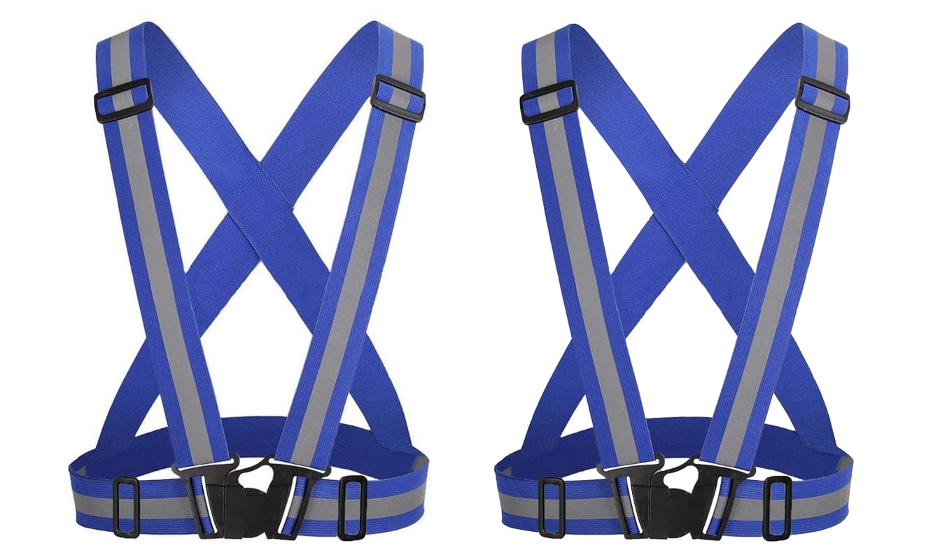 3CSVSP8110 Royal Blue Adjustable Safety Suspenders / Harness 2pcs
