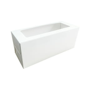 8 " x 3.25 " x 3.25 " White Treat Boxes with Windows, 3 Count,by Way To Celebrate