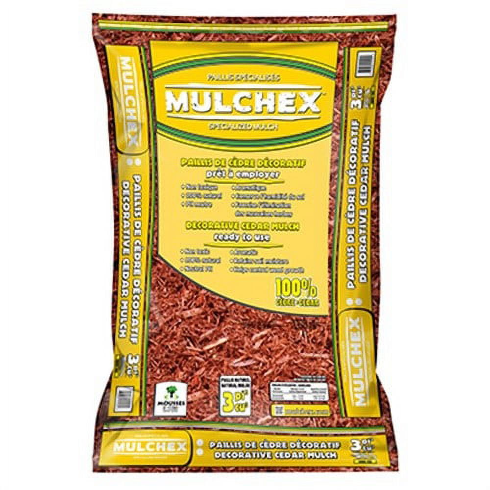 3CUFT RED Cedar Mulch
