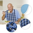 thumbnail image 1 of 3Colors Waterproof Adult Elder Mealtime Bib Washable Dinning Aid Clothes Protector,Adult Bib, Elder Bib, 1 of 8