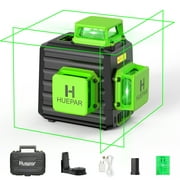 3D 12 Lines Self-leveling Laser Level, 200Ft Green Beam Cross Line Laser Levels Tool with Li-ion Battery, Type-C Charging Port and 360  Magnetic Pivoting Base