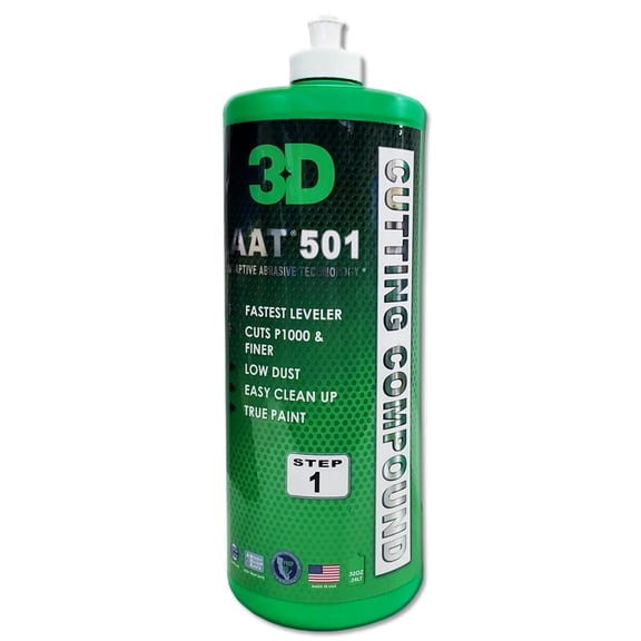 3d Car Care 3DD-501OZ32 Aate Cutting Compound 1 Quart