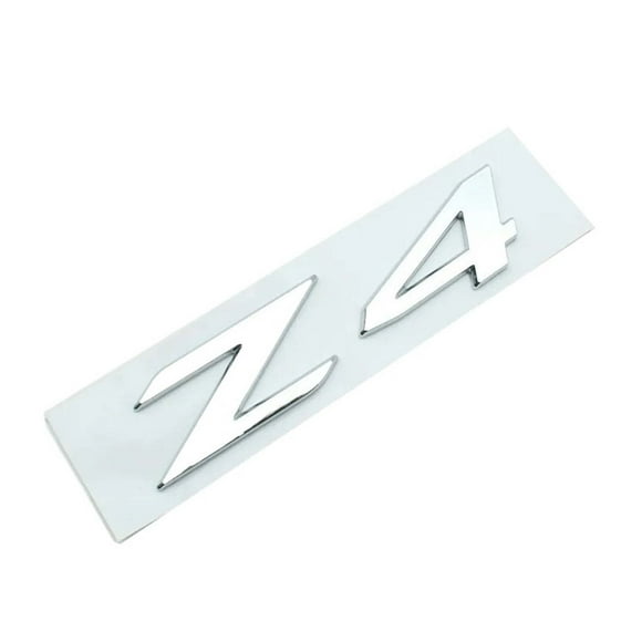3D ABS Adhesive Chrome Black Logo Z4 Emblem Letters Car Rear Trunk Badge Decal Fit For BMW Z4 E85 E89 G29 Z4 Sticker Accessories O