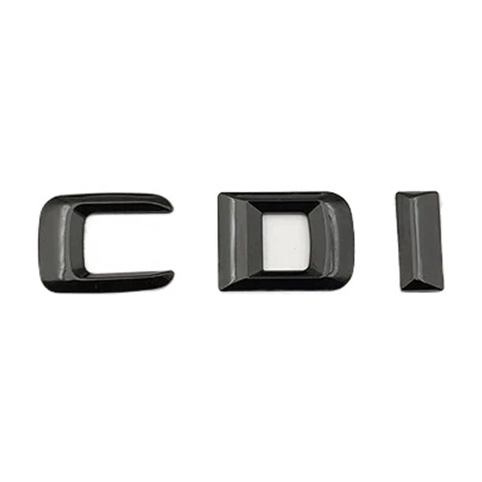 Badge 3D E350 CDI 4matic Pour Coffre - Autocollant ABS Noir - Compatible Mercedes W212, W213 - Décoration Ou Remplacement - 6