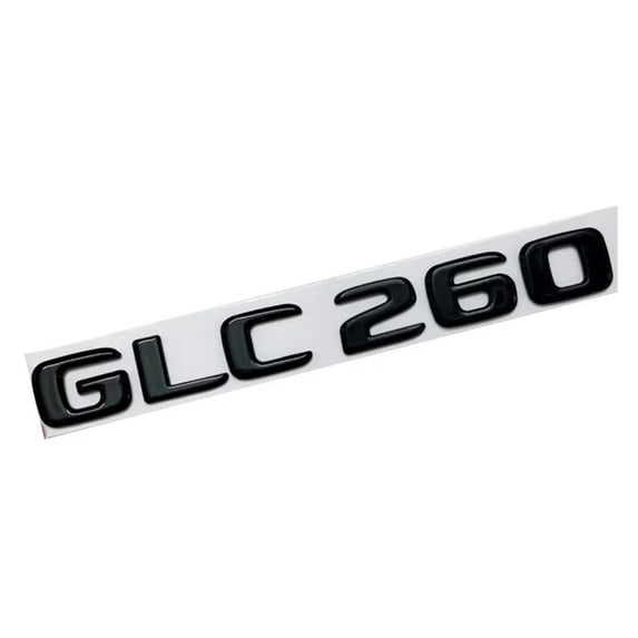 3D ABS Black Car Rear Trunk Badge Letters Sticker Logo GLC200 GLC260 GLC300 Emblem Fit For Mercedes GLC 200 260 300 X253 Accessories