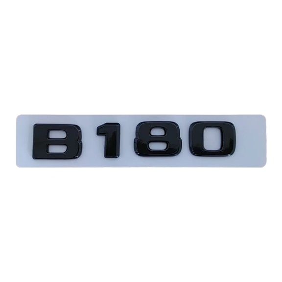 3D ABS Chrome Black Logo B180 B160 B220 B260 B200 Emblem Badge Car Trunk Letters Sticker