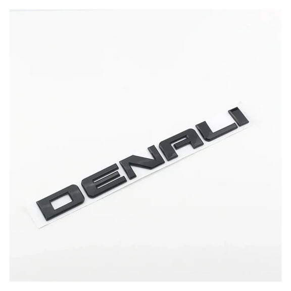 3D ABS DENALI Logo Rear Boot Trunk Side Emblem Badge Sticker Decals Car Styling Accessories