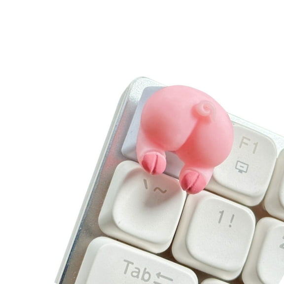 3D ABS Keycap Mechanical Keyboards Pink Piggy Rabbit Cats Bear Butt Customizeds Keycap