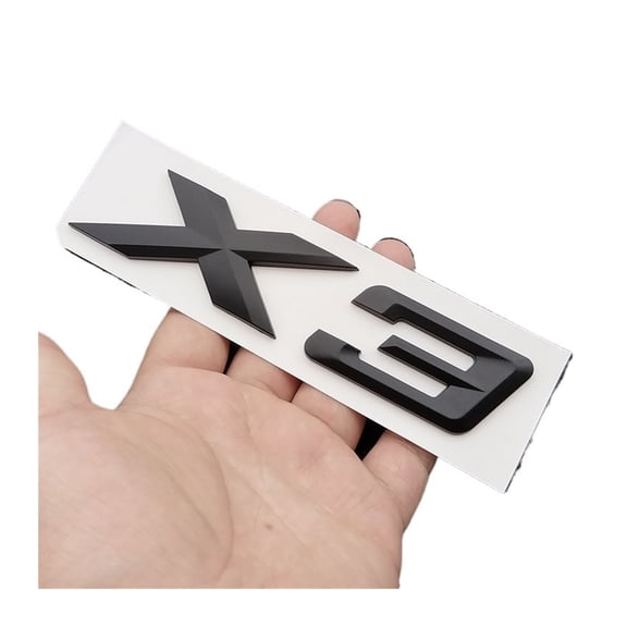 3D ABS X1 X2 X3 X4 X5 X6 X7 Car Rear Trunk Logo Emblem Badge Sticker