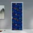 3D Abstract Art Door Decal Cartoon Decorative Sticker Wallpaper Vinyl