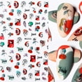 thumbnail image 1 of 3D Abstract Art Manicure Stickers DIY Nail Design Decals For Girls And Women Self- Nail Tips Decoration Kit, 1 of 4