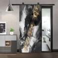 3D Abstract Line Retro Refrigerator Sticker Grey Cold Door Sticker Wall