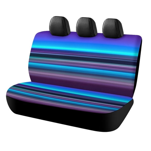 3D Abstract Lines Car Accessories Bench Seat Covers for Cars Print Car Seat Protector Cover for Rear Universal Fit