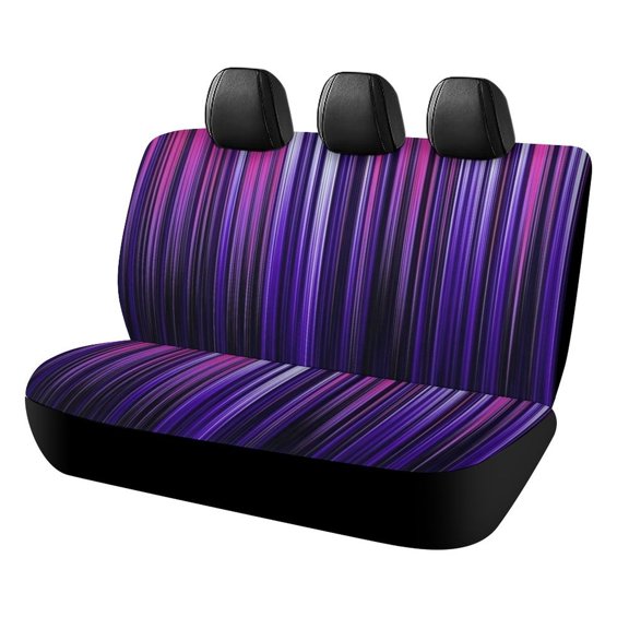 3D Abstract Lines Car Accessories Bench Seat Covers for Cars Print Car Seat Protector Cover for Rear Universal Fit