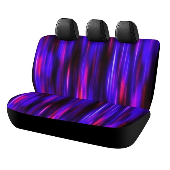 3D Abstract Lines Car Rear Seat Cover Accessories Universal Fit Car Seat Covers Durable