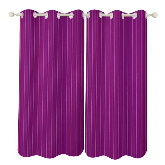 3D Abstract Lines Curtains Aesthetic Envrionmental Friendly Picture, Living Room Bedroom Window Drapes 2 Panel Set