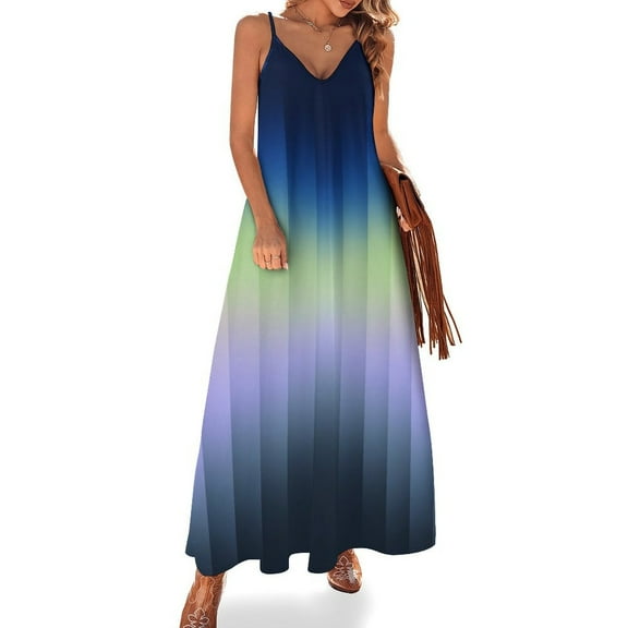 3D Abstract Lines Sleeveless Dress Woman Fashion Long Dresses Women's Summer Suit Dress Summer 2025 Women