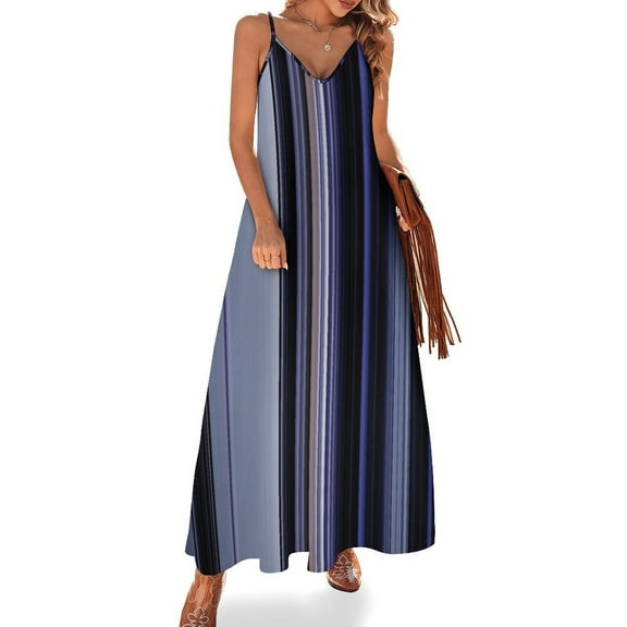 3D Abstract Lines Sleeveless Dress for Women Clothing Female Women's Summer Skirt