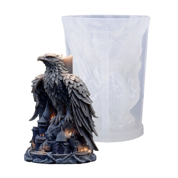 3D Accipiter And Castles Silicone Mould For Fantasy Themed Decorations And Craft