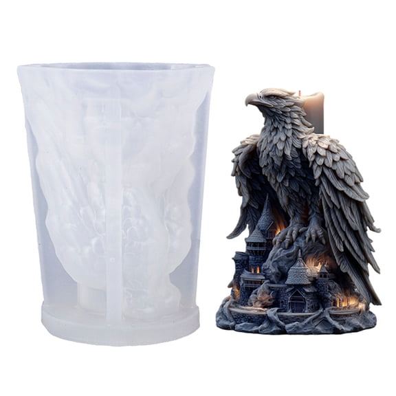3D Accipiter And Castles Silicone Mould For Fantasy Themed Decorations And Craft