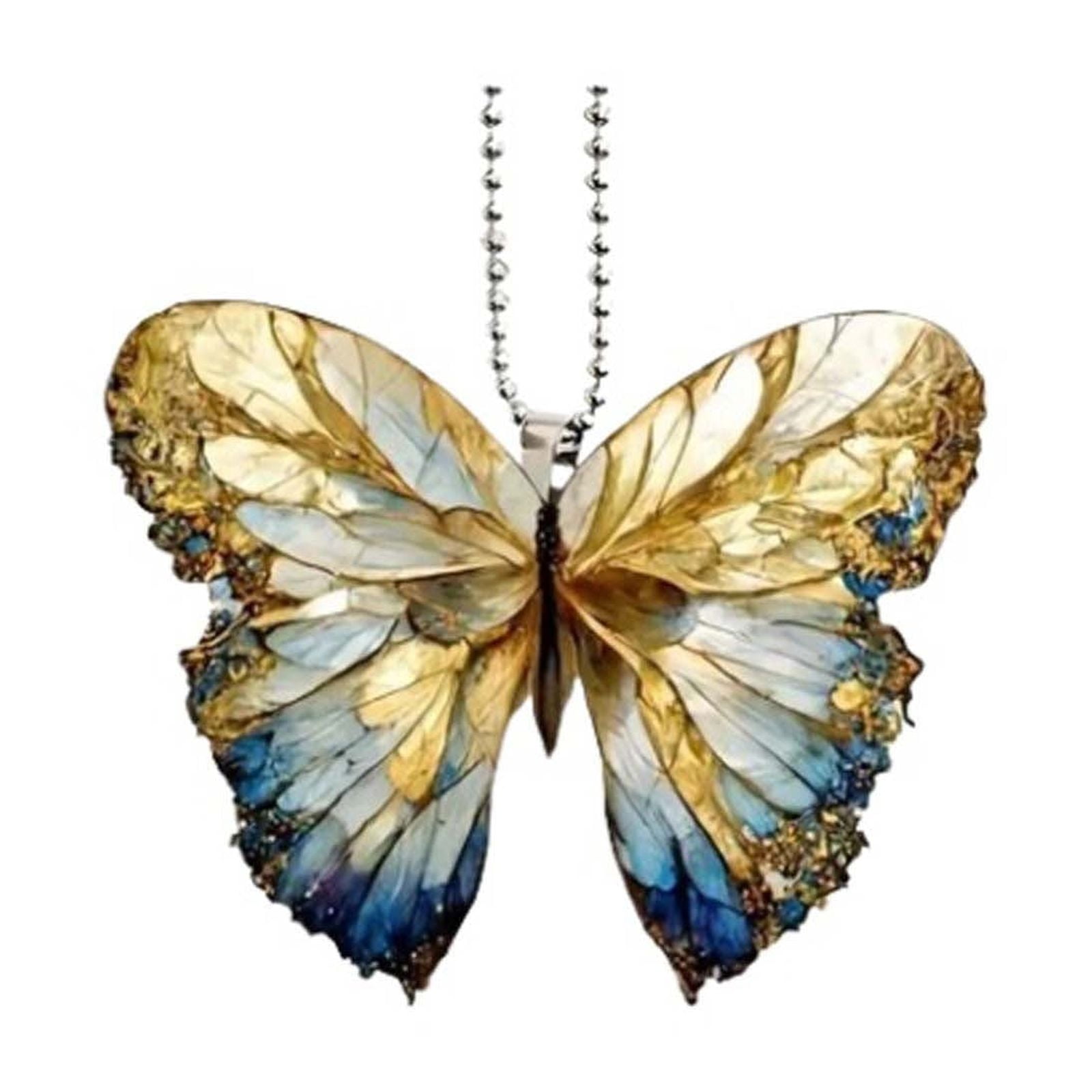 3D Acrylic Butterfly Car Hanging Accessories, Car Rear View Mirror