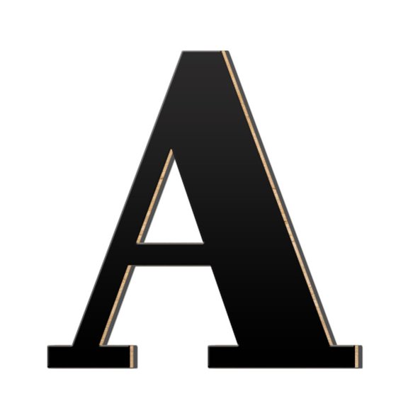 3D Acrylic Large Letter Wall Decals For Self Alphabet Logo Art And DIY Decorative Stickers