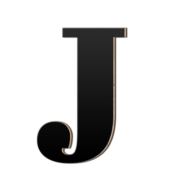 3D Acrylic Large Letter Wall Stickers For DIY Home And Letter Logo Art With Wood Board Base And Self Decals For Stylish Interior