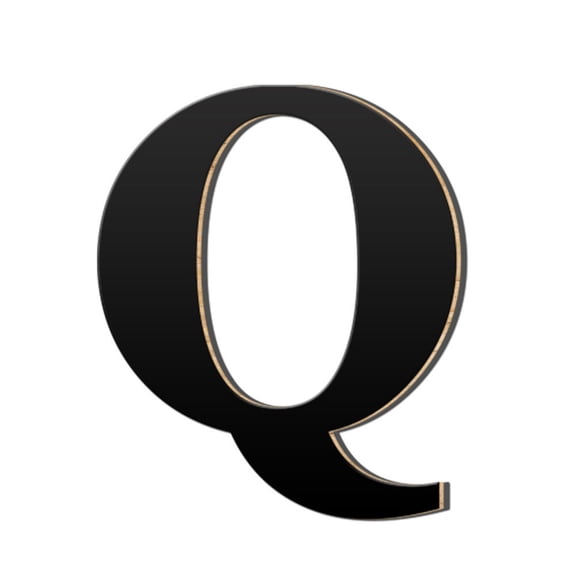 3D Acrylic Large Letter Wall Stickers Self Adhesive Acrylic Wood Board Durable for DIY Home Decoration Flat Smooth Surfaces