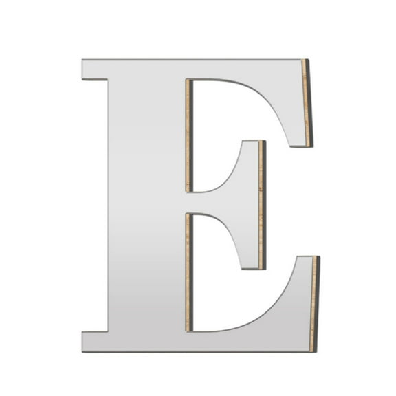 3D Acrylic Large Letter Wall Stickers Self Adhesive Acrylic Wood Board Durable for DIY Home Decoration Flat Smooth Surfaces