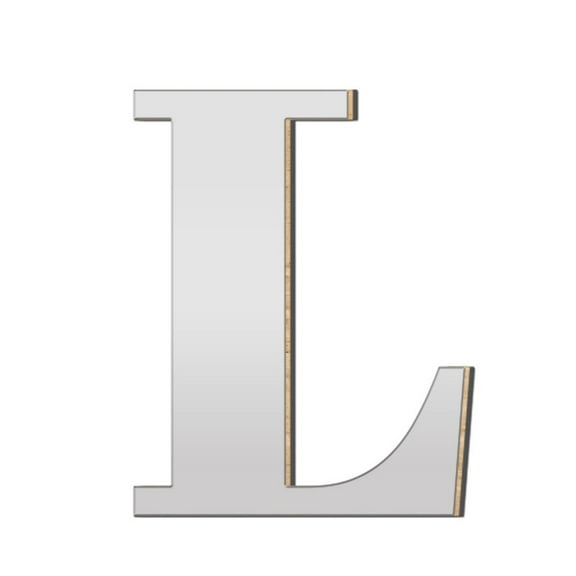 3D Acrylic Large Letter Wall Stickers Self Adhesive Acrylic Wood Board Durable for DIY Home Decoration Flat Smooth Surfaces
