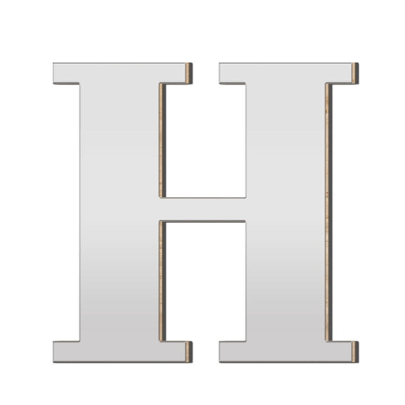 3D Acrylic Large Letter Wall Stickers Self Adhesive Acrylic Wood Board Durable for DIY Home Decoration Flat Smooth Surfaces