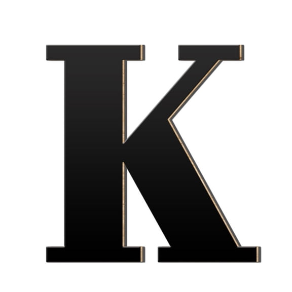 3D Acrylic Large Letter Wall Stickers for DIY Home with Self Logo Art and Decals – Alphabet Letter Display for Living Room and Spaces