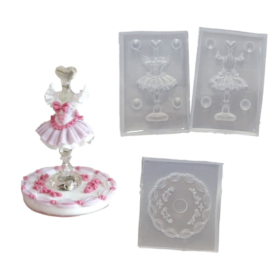 3D Acrylic Nail Art Template for Ballets Inspired Designs and Crafting