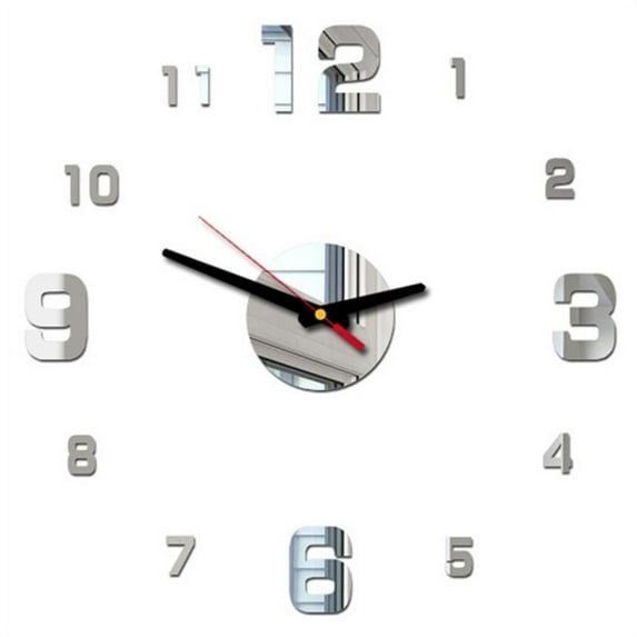 3D Acrylic Wall Clock Mirror For surface Sticker Home Office Room Decoration