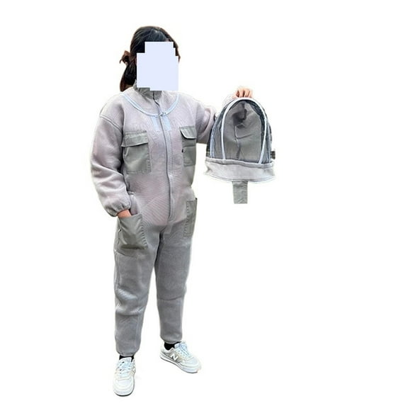 3D Air Cotton Mesh Integrated Anti Bee Suit, Beekeeping Vest, Anti Sting And Breathable Complete Set ,Easy to Wear